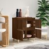 vidaXL Byrå brun ek 60x35x70 cm konstruerat trä