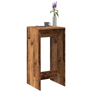 vidaXL Barbord gammalt tr&auml; 51x50x103,5 cm konstruerat tr&auml;