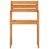 vidaXL Trädgårdsstolar 4 st 50x53x80 cm massivt trä akacia