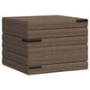 vidaXL F&auml;llbar Soffbed 70 x 67 x 48 cm Taupe