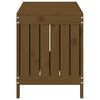 vidaXL Förvaringslåda honungsbrun 108x42,5x54 cm massiv furu