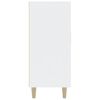 vidaXL Skänk vit 90x34x80 cm konstruerat trä