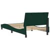 vidaXL Bed Frame without Mattress "Hanko" Dark Green 100x200 cm Velvet