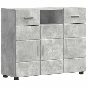vidaXL Sideboard Betonggrå 88,5 x 30,5 x 73 cm Konstruerat trä
