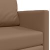 vidaXL Soffs&auml;ng 110cm Cappuccino Konstl&auml;der