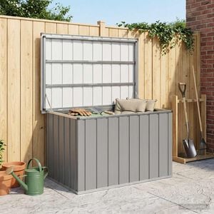 vidaXL Dynbox gr&aring; 109x67x65 cm