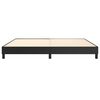 vidaXL Boxspring-s&auml;ngram svart 200x200 cm konstl&auml;der