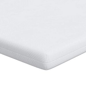 vidaXL Madrasskydd 80 x 200 cm tjock Jacquardtyg Vit