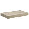 vidaXL Sv&auml;vande v&auml;gghylla ek 40x23,5x3,8 cm MDF