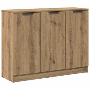 vidaXL Sk&auml;nk artisan ek 90,5x30x70 cm konstruerat tr&auml;