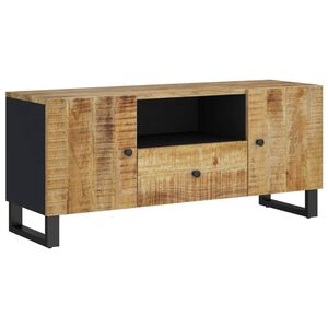 vidaXL TV-sk&aring;p 105x33,5x46 cm massivt mangotr&auml; och konstruerat tr&auml;