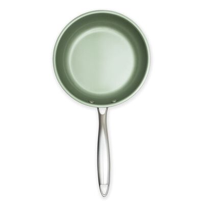 Just Vegan EKO Stekpanna CeraVegan 20 cm rostfritt stål grön