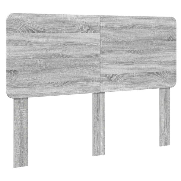 vidaXL Huvudgavel Gr&aring; Sonoma 160 cm Konstruerat tr&auml;