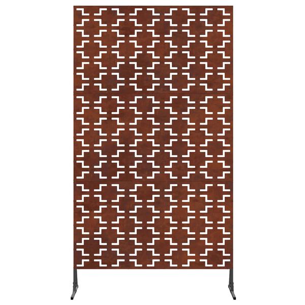 vidaXL Avsk&auml;rmningssk&auml;rm Gr&aring; 100 x 50 x 180 cm V&auml;derbest&auml;ndig st&aring;l