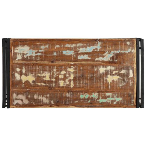 vidaXL Soffbord flerfärgat 100x50x35 cm massivt trä återvunnet