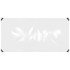 vidaXL Klar presenning med &ouml;ljetter 1x2 m PVC