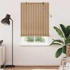 vidaXL Rullgardin med gardiner Natur 120 x 220 cm Bambu