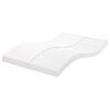 vidaXL Skummadrass vit 120x210 cm 7-zoner h&aring;rdhet 20 ILD