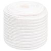 vidaXL M&aring;ngsidigt bruksrep 16 mm 50 m Vit PP 1560 kg Maxbelastning