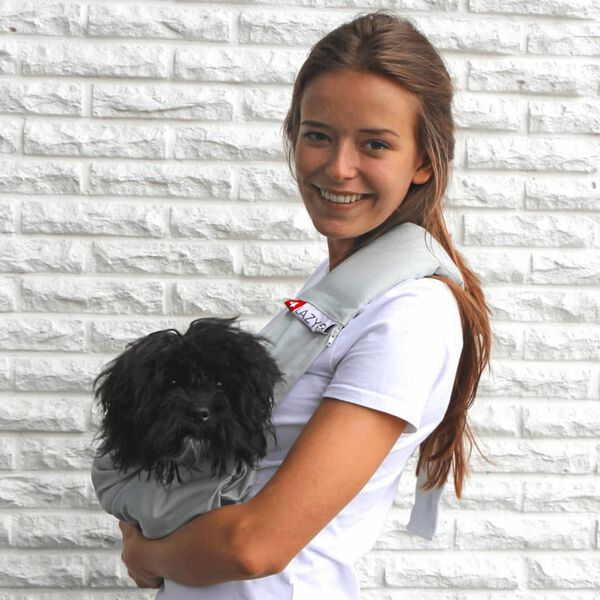 4Lazylegs Husdjursv&auml;ska Pocket Canvas 7 kg gr&aring; 3027