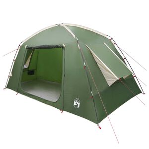 vidaXL Stuga T&auml;lt med tak Gr&ouml;n 300 x 210 x 156 cm Polyester