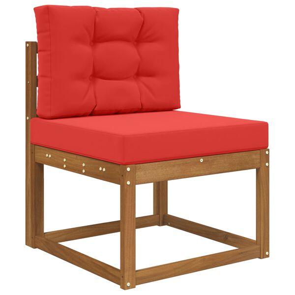 vidaXL Utomhus Soffa Kudde 2 pcs R&ouml;d Polyester