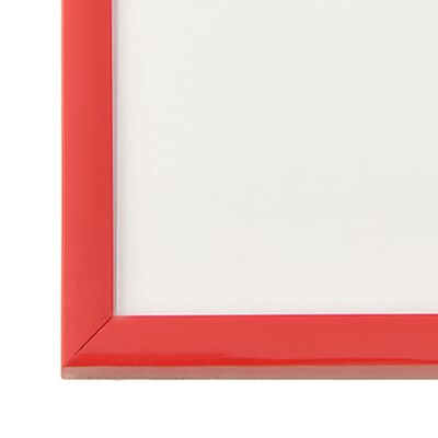 vidaXL Fotoramar 5 st för vägg eller bord röd 70x90 cm MDF