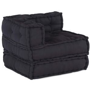 vidaXL Modulsofa enhet Tyg Antracit 210 x 70 x 56 cm