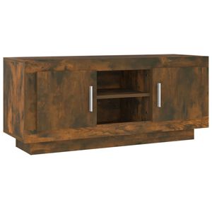 vidaXL Tv-b&auml;nk r&ouml;kf&auml;rgad ek 102x35x45 cm konstruerat tr&auml;