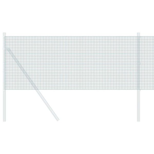 vidaXL Svetsat trådstängsel Grön 0.8 x 25 m Stål