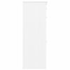vidaXL Skoskåp ALTA vit 77x35x96 cm massiv furu