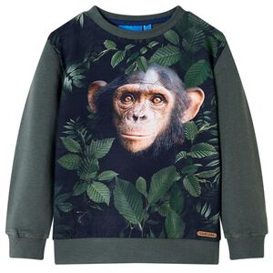 vidaXL Barntr&ouml;ja m&ouml;rk khaki 104