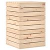 vidaXL Tv&auml;ttkorg 44x44x66 cm massiv furu
