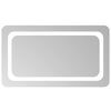 vidaXL LED Badrumsspegel med spegel Transparent 70 x 40 cm h&auml;rdat glas