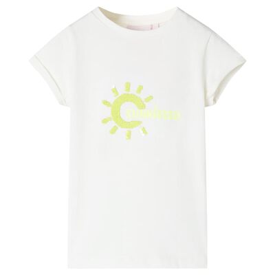 T-shirt för barn ecru 92
