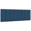 vidaXL Bed Frame without Mattress "Hanko" Blue 120x200cm Fabric