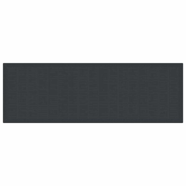 vidaXL Tr&auml;dg&aring;rdsm&ouml;belset 13 pcs Antracit Syntetiskt rotting