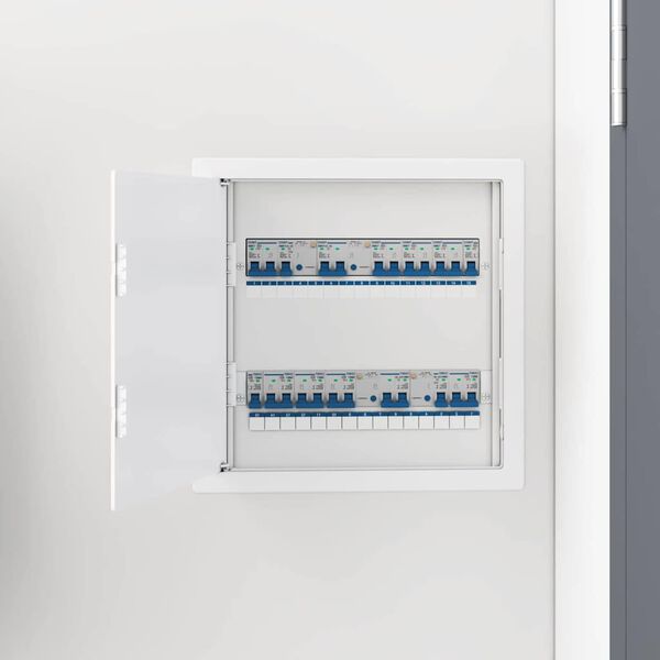 vidaXL &Aring;tkomstpaneler Vit 30 x 30 cm ABS Plast