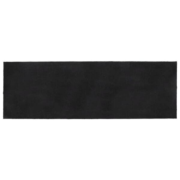 vidaXL Dörrmatta mörkgrå 100x300 cm tuftad kokos