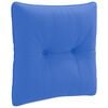 vidaXL Ryggkudde PUTTEN 100% Polyester Kungsbl&aring; 40 x 40 x 10 cm