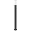 vidaXL Pollare med sensor 110 cm rostfritt st&aring;l IP44