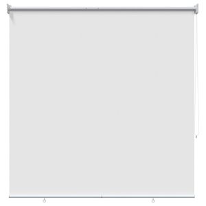 vidaXL Utomhus Rullgardin UV-skydd Vit 145 x 140 cm (B x H) Polyester