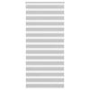vidaXL Rullgardin zebra ljusgr&aring; 105x230 cm tyg bredd 100,9cm polyester