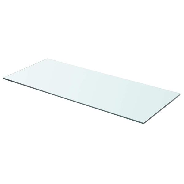 vidaXL Hyllplan 2 st glas genomskinlig 70x30 cm