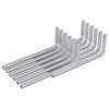 vidaXL Sexkantnyckel 12 st Silver 20 x 52 mm St&aring;l