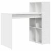 vidaXL Skrivbord Vit Konstruerat tr&auml; 108 x 55 x 103.5 cm