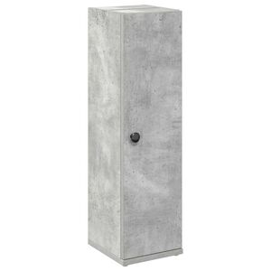 vidaXL Badrumssk&aring;p med rullh&aring;llare betonggr&aring; 20,5x22x72 cm