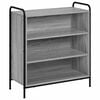 vidaXL Sideboard Gr&aring; Sonoma 97 x 33 x 81 cm Konstruerat tr&auml;