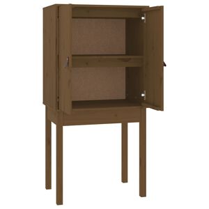 vidaXL F&ouml;rvaringssk&aring;p honungsbrun 60x40x120 cm massiv furu