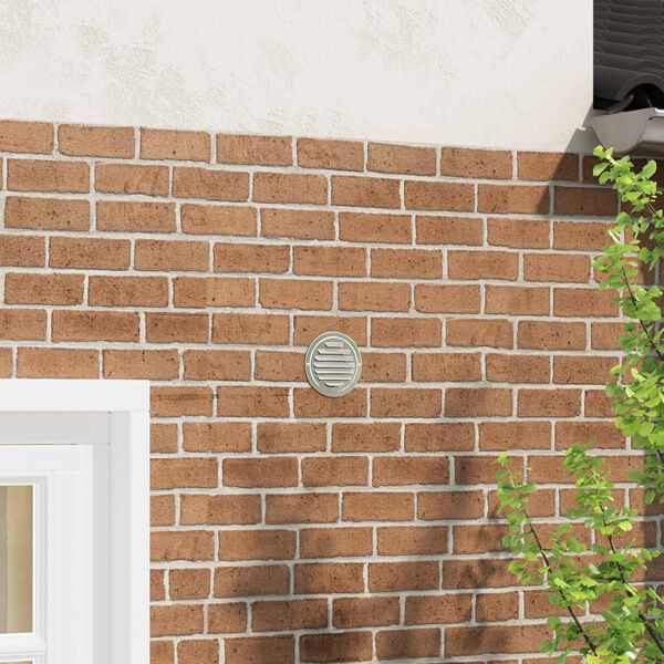 vidaXL Luftventilationslock 4 pcs Silver 80 mm Rostfritt st&aring;l